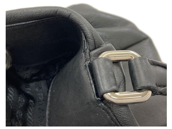Borsa a 2 modi in pelle da donna Prada Nero - vista 11