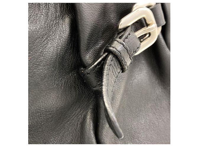 Borsa a 2 modi in pelle da donna Prada Nero - vista 14