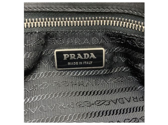 Borsa a 2 modi in pelle da donna Prada Nero - vista 6