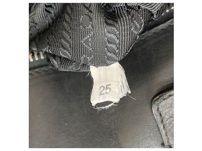 Borsa a 2 modi in pelle da donna Prada Nero - vista 7