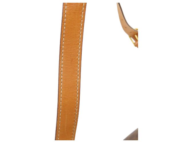 Céline Celine Macadam Leder Schultertasche Braun - Ansicht 23