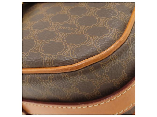 Céline Celine Macadam Leder Schultertasche Braun - Ansicht 26