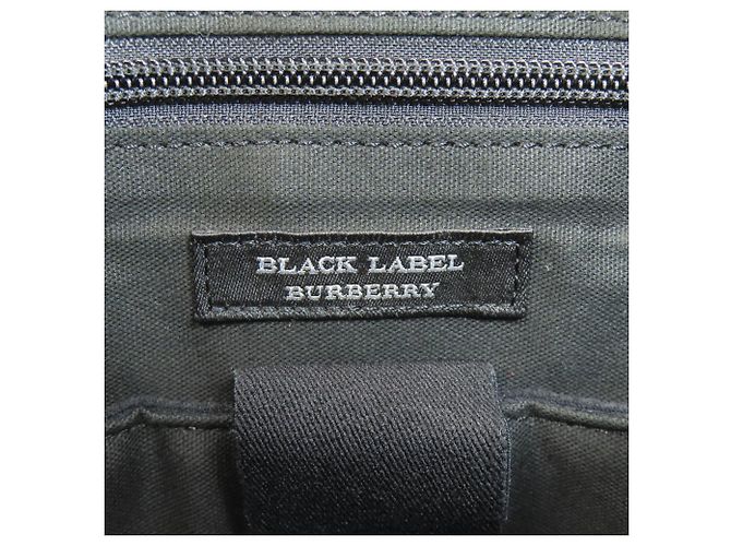 Borsa a tracolla Burberry Black Label Nero Blu navy - vista 6
