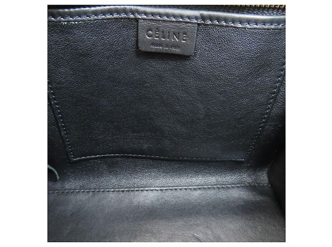Céline Borsa a 2 vie Celine Luggage Nano Nero - vista 11