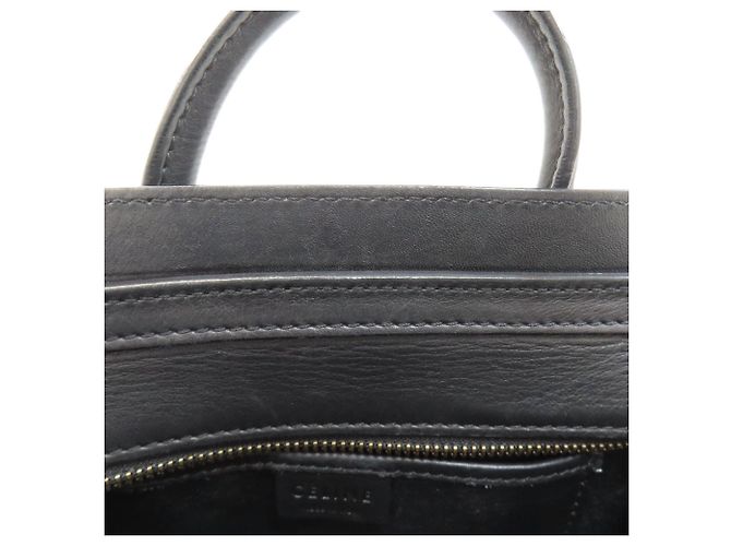 Céline Borsa a 2 vie Celine Luggage Nano Nero - vista 12