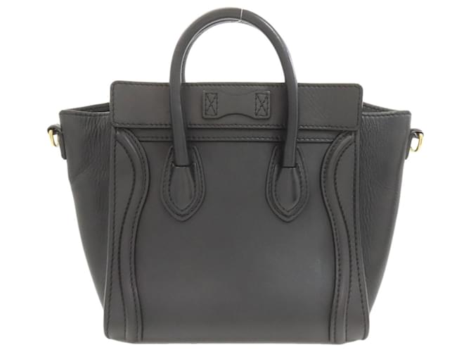 Céline Borsa a 2 vie Celine Luggage Nano Nero - vista 2