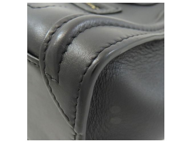 Céline Borsa a 2 vie Celine Luggage Nano Nero - vista 25