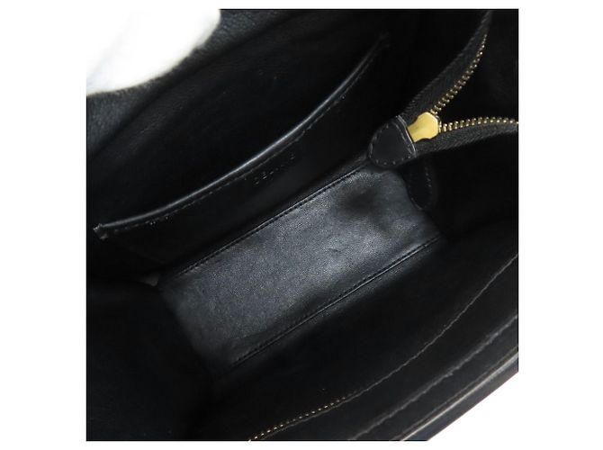 Céline Borsa a 2 vie Celine Luggage Nano Nero - vista 5