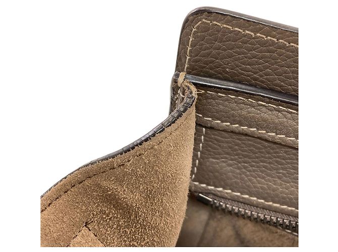 Céline Borsa Celine Luggage Nano 2-Way Grigio - vista 12