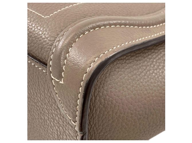 Céline Borsa Celine Luggage Nano 2-Way Grigio - vista 27