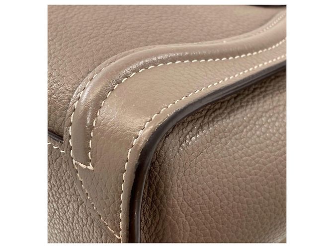Céline Borsa Celine Luggage Nano 2-Way Grigio - vista 29