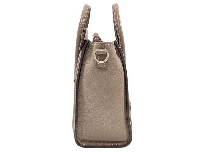 Céline Borsa Celine Luggage Nano 2-Way Grigio - vista 3