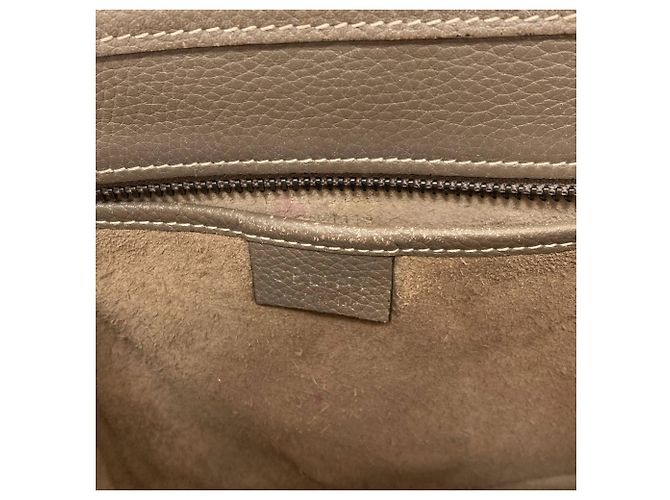 Céline Borsa Celine Luggage Nano 2-Way Grigio - vista 6