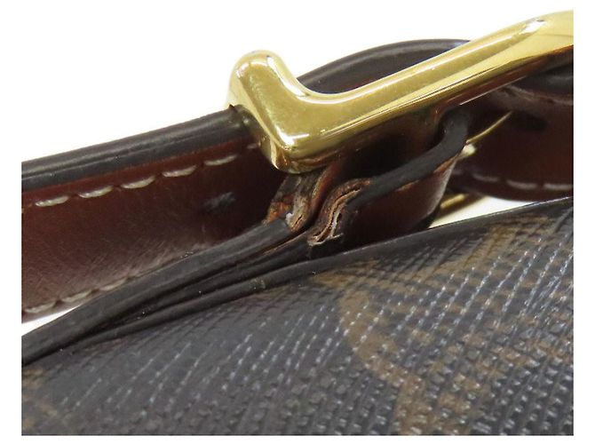 Céline Celine Triomphe Schultertasche Dunkelbraun - Ansicht 11