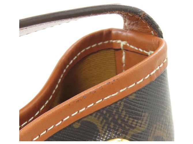 Céline Celine Triomphe Schultertasche Dunkelbraun - Ansicht 13