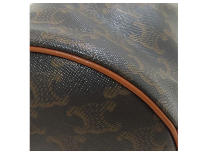 Céline Celine Triomphe Schultertasche Dunkelbraun - Ansicht 22
