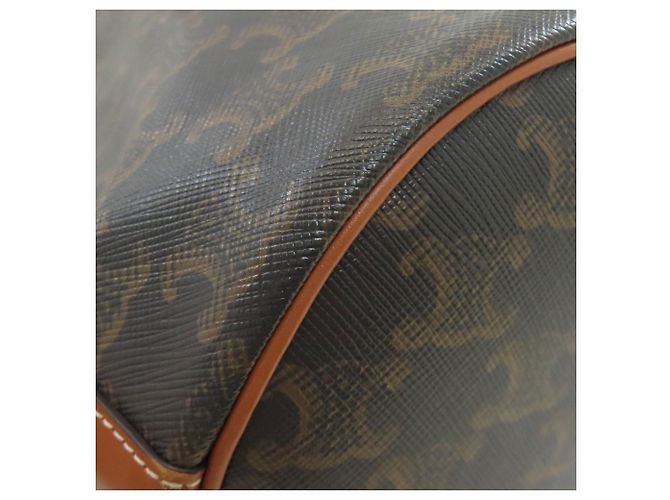 Céline Celine Triomphe Schultertasche Dunkelbraun - Ansicht 23