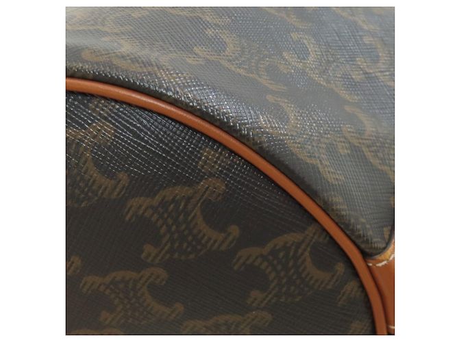 Céline Celine Triomphe Schultertasche Dunkelbraun - Ansicht 24