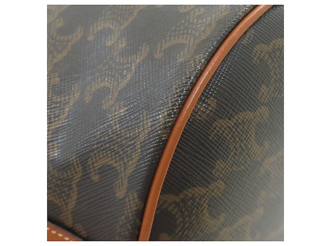 Céline Celine Triomphe Schultertasche Dunkelbraun - Ansicht 25