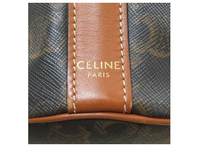 Céline Celine Triomphe Schultertasche Dunkelbraun - Ansicht 6