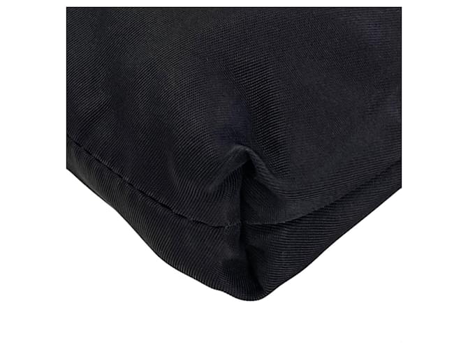 Borsa in nylon nero e pelle Prada - vista 16