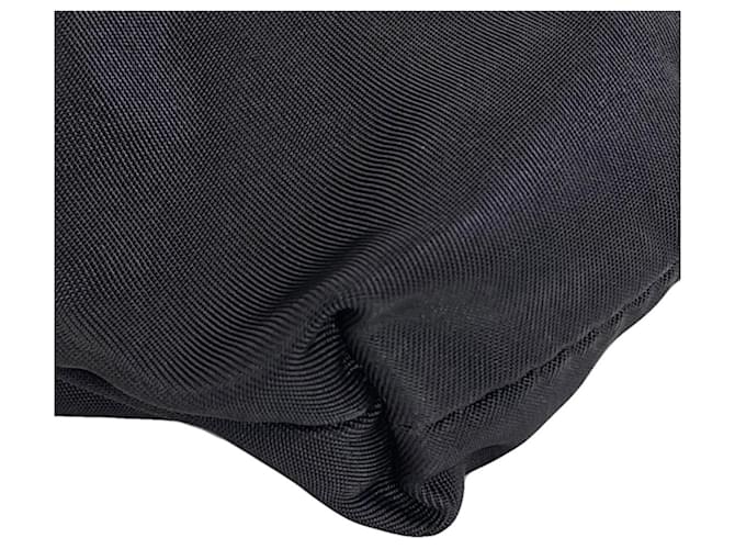 Borsa in nylon nero e pelle Prada - vista 17