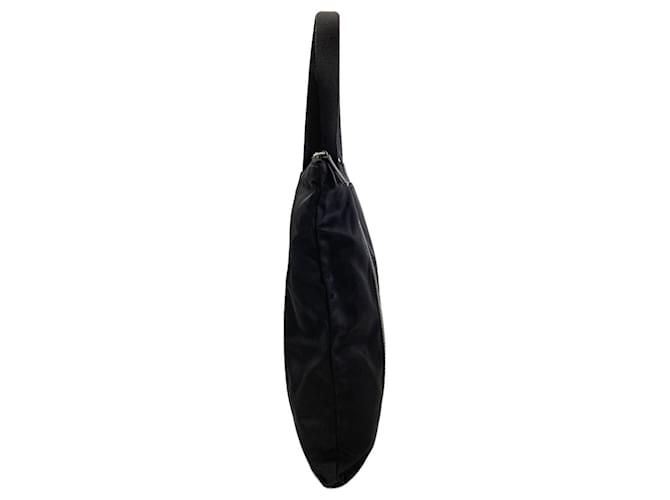Borsa in nylon nero e pelle Prada - vista 3