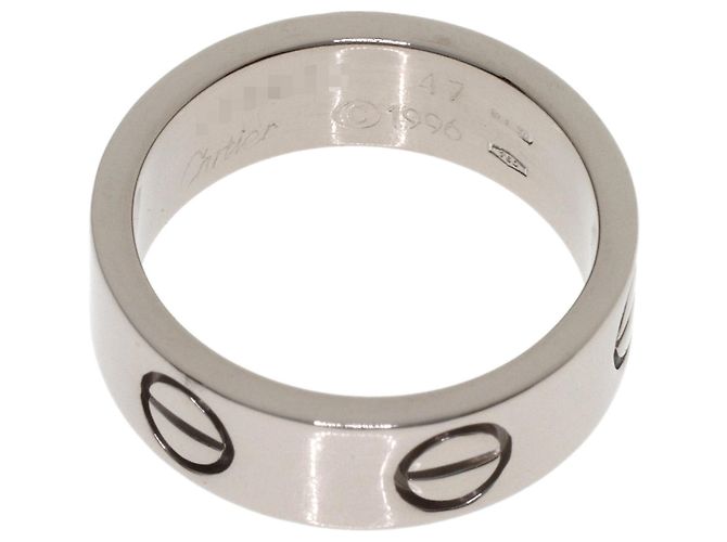 Cartier Love Band Ring aus 18K Weißgold - Ansicht 4