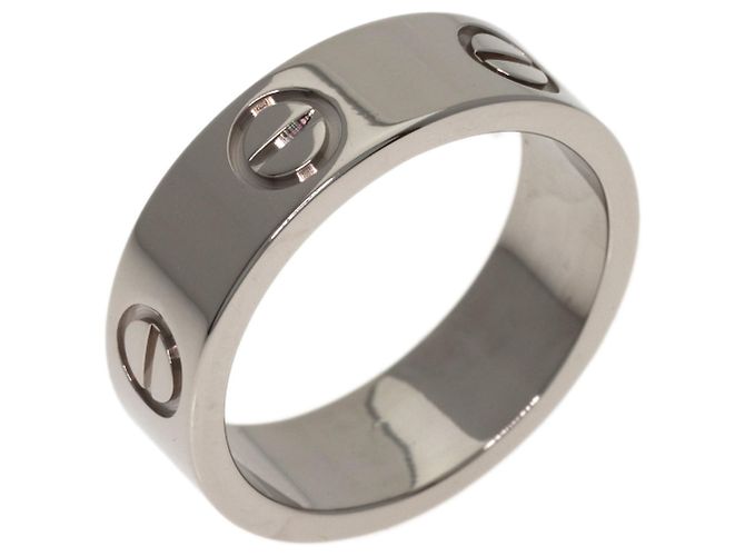 Anello Love Band di Cartier in oro bianco 18K - vista 2