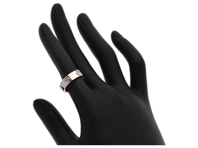 Anello Love Band di Cartier in oro bianco 18K - vista 5