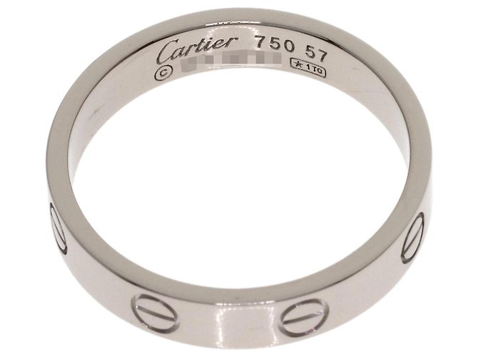 Cartier Mini Love Ring aus 18K Weißgold - Ansicht 4