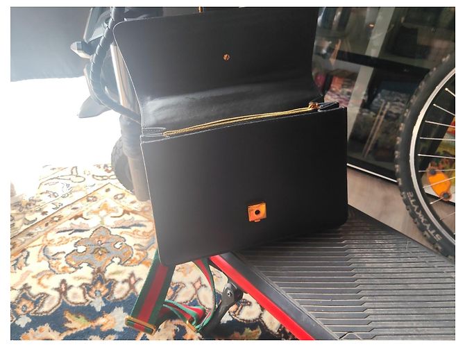Borsa Gucci Dionysus con manico in bambù Nero - vista 5