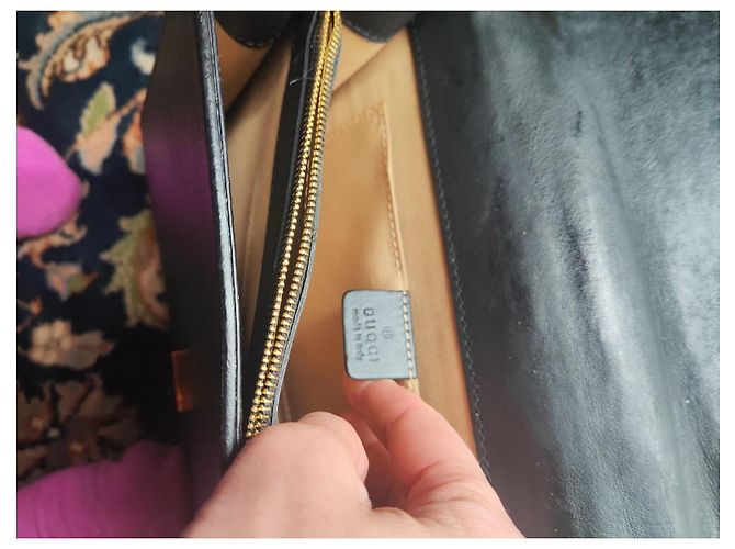 Borsa Gucci Dionysus con manico in bambù Nero - vista 7
