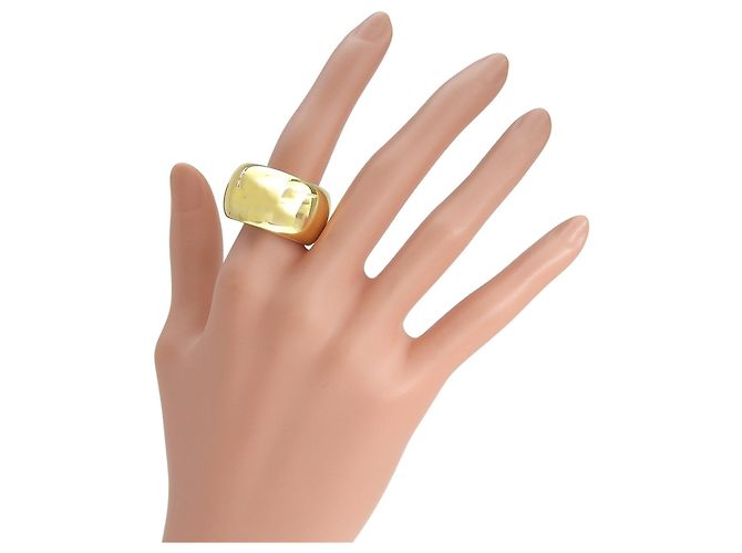 Anello Gold Band Bottega Veneta D'oro - vista 2