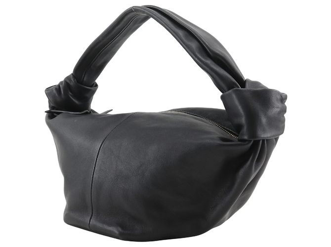 Borsa a mano Mini Double Knot Bottega Veneta Nero - vista 2