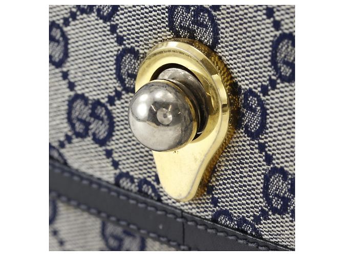 Borsa a Spalla Gucci Old Blu navy - vista 14