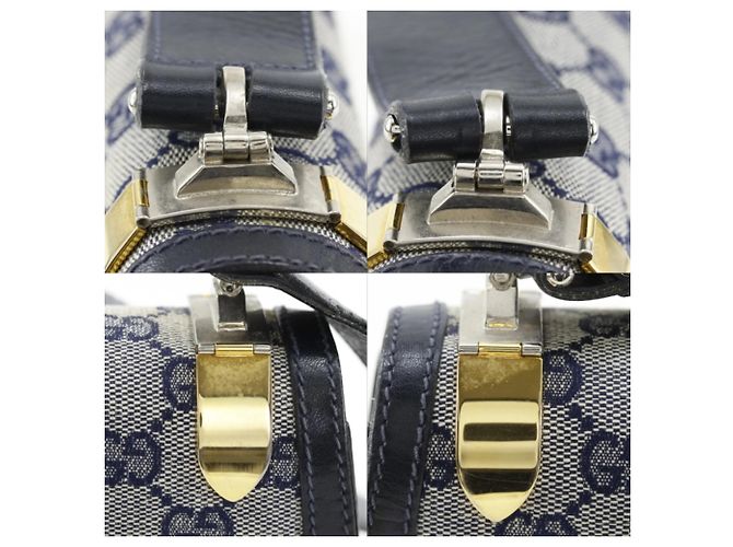 Borsa a Spalla Gucci Old Blu navy - vista 16