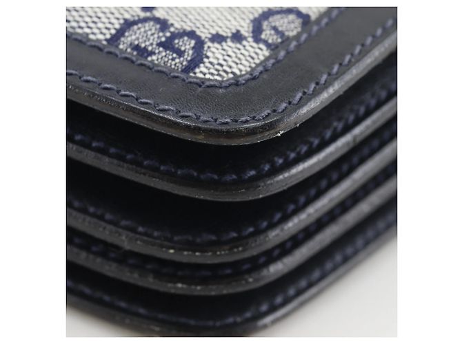 Borsa a Spalla Gucci Old Blu navy - vista 5