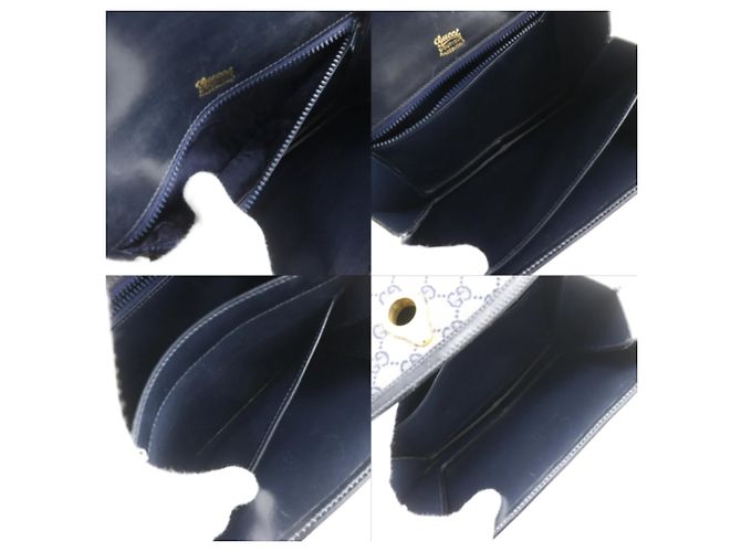 Borsa a Spalla Gucci Old Blu navy - vista 6
