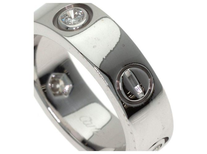 Anello Love di Cartier in oro bianco 18K - vista 10