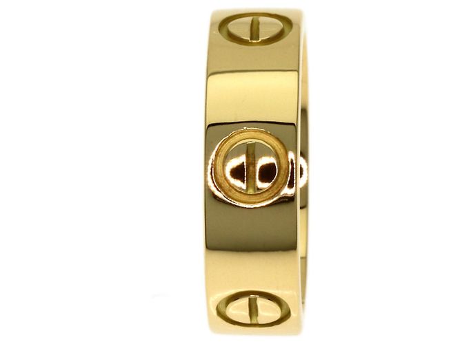 Bague Love Band de Cartier en or jaune 18K - vue 3