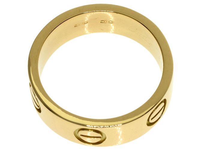 Bague Love Band de Cartier en or jaune 18K - vue 4