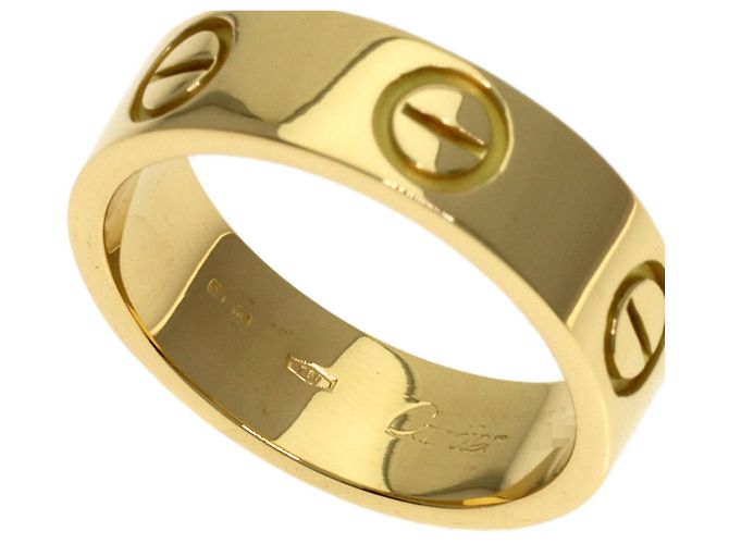 Bague Love Band de Cartier en or jaune 18K - vue 5