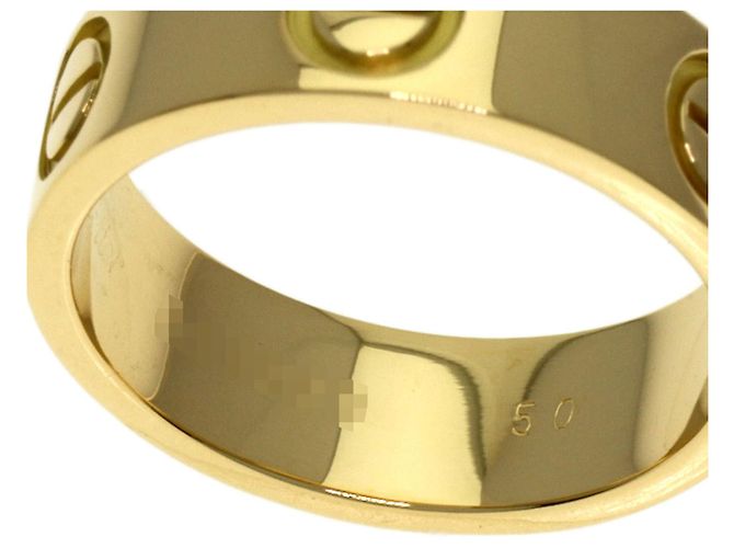 Bague Love Band de Cartier en or jaune 18K - vue 6