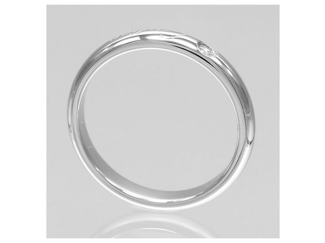 Cartier C de Engraved Ring aus Platin - Ansicht 3