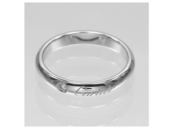 Cartier C de Engraved Ring aus Platin - Ansicht 6