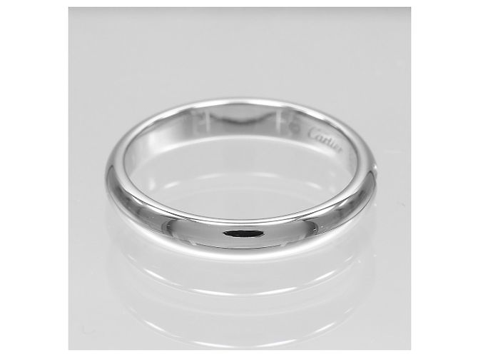 Cartier C de Engraved Ring aus Platin - Ansicht 7