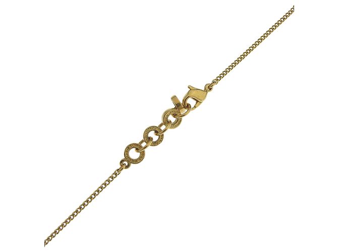Collana Christian Dior con logo placcato oro D'oro - vista 5
