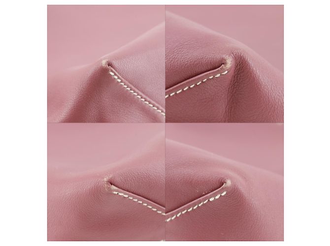 Hermès Borsa Tote Reversibile Hermes Double Sense 26 Rosa Rosso - vista 10