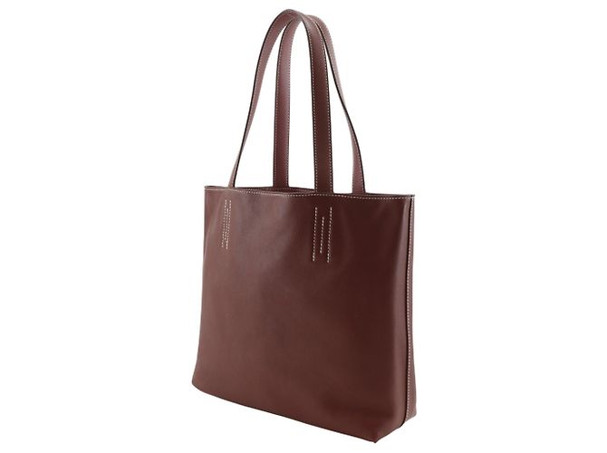 Hermès Borsa Tote Reversibile Hermes Double Sense 26 Rosa Rosso - vista 2